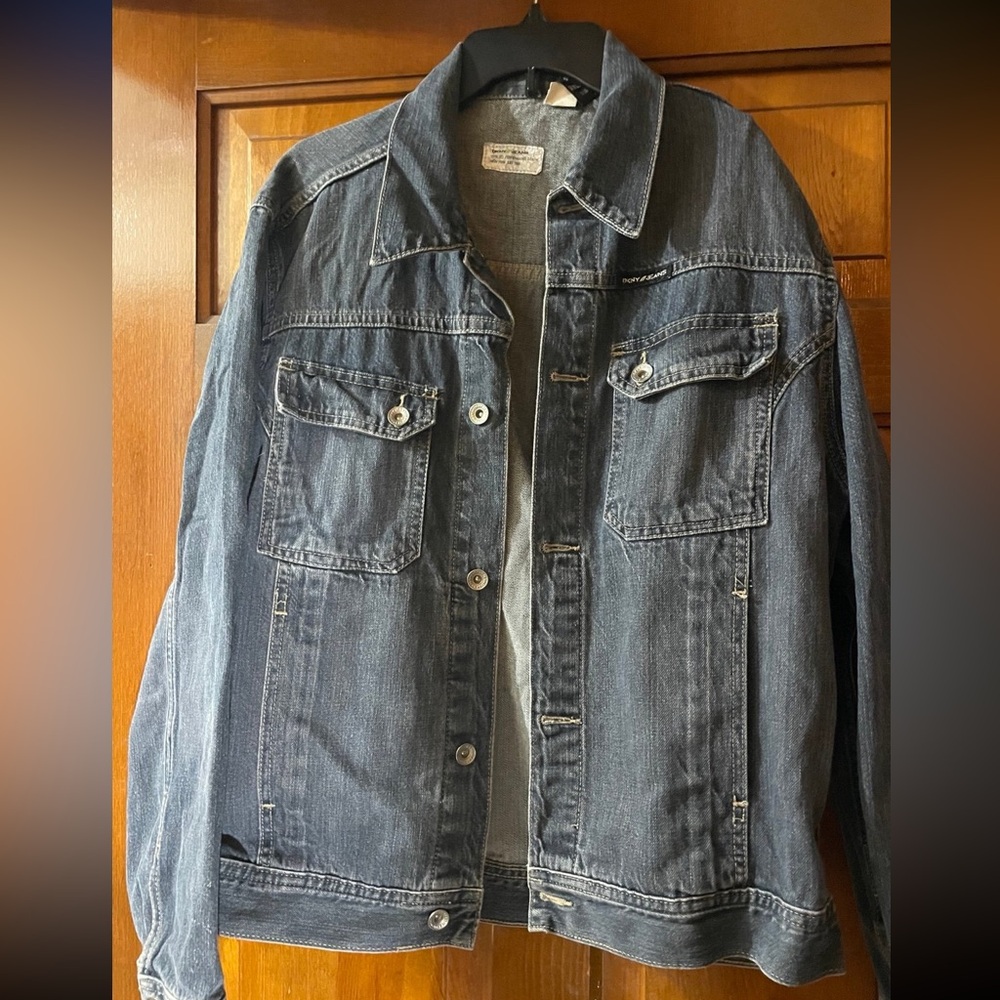 Jean Jacket DKNY Denim Jacket Vintage Levi's Dark Blue 90s Y2K oversized